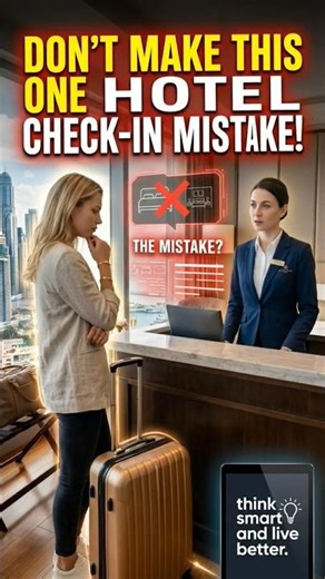 Don’t let this ONE hotel check-in MISTAKE ruin your stay | watch this video till the end #hotel