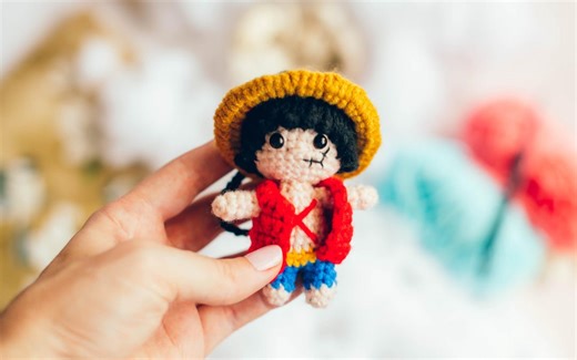 Straw Hat Pirate Crochet Pattern | Amigurumi PDF With Video Tutorial - Etsy