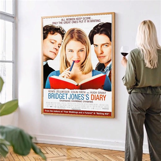 Bridget Jones's Diary - 2001 - Movie Poster - Film Poster - Cinema Poster