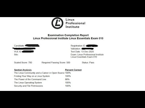 How I Passed the Linux Essentials Exam!