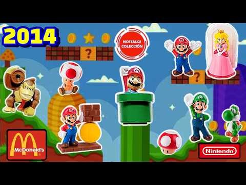 Colección Completa Super Mario Bros. McDonald's 2014 (Cajita Feliz)