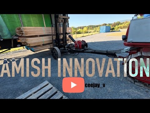 The Wildest Way to Unload Lumber! | Amish Innovation + PA Turnpike Tunnels