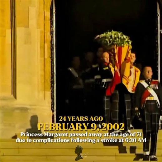 ElizabethR Majestic on Instagram: "Princess Margaret, Countess of Snowdon, died at the age of 71 on 9 February 2002 — she passed away peacefully in her sleep at 6:30 AM in King Edward VII’s Hospital after suffering a stroke the day before and developing cardiac complications overnight. Her two children, David (Lord) Linley and Lady Sarah Chatto, were at her side when she died. In the years before her death Margaret had endured several serious health setbacks — including strokes (the most notable