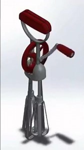 solidworks 3d egg beater animation