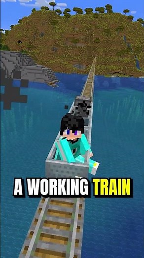 Trains in Minecraft with ZERO Mods