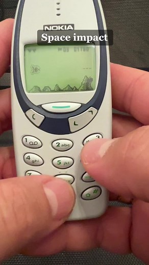 Nokia 3310 Space Impact Game: Nostalgic Mobile Gaming Experience
