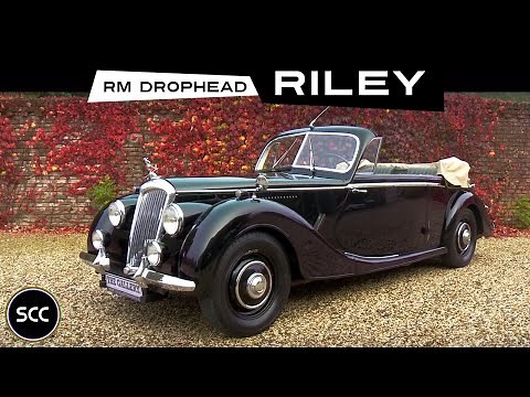 RILEY RM DROPHEAD 1950 - Small test drive - Engine sound | SCC TV