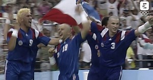 Barcelona 1992 : Handball french team win bronze medal against Iceland