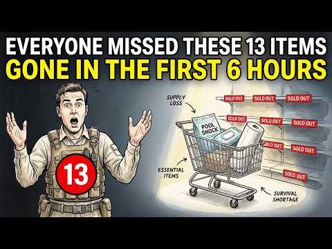 13 Items Gone From Stores in the First 6 Hours of Grid Collapse | Prepping 2026 Guide