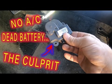 A/C Blend Door Actuator Not Working & Causing The Battery To Drain