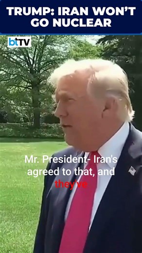 "They've Agreed Very Powerfully": Trump Makes Big Claim On Iran Nuclear Deal