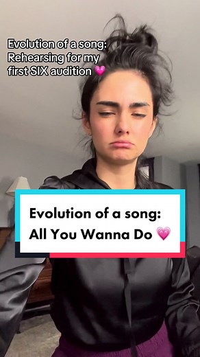 One year anniversary with SIX The Musical! One yesr with this beast of a song @SIX US Tour #allyouwannado #khoward #auditionvideo #rehearsal #actorbloopers