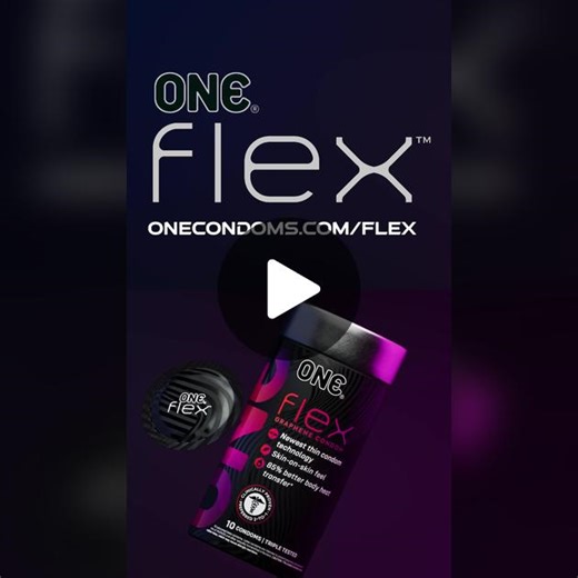 IT'S HERE!!! ONE Flex... the world's first graphene condom 🚀 Try 85% better heat transfer for yourself at onecondoms.com/flex