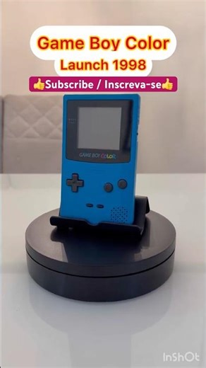 Game Boy Color Nintendo 1998 #nintendo #gameboy #gameboycolor #retrogaming #videogames #shorts