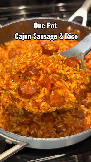 Cajun Sausage and Rice Recipe | Easy One Pot Meal