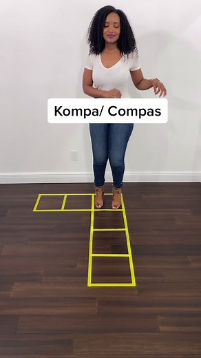 Kompa Dance Tutorial: Learn the Steps On Grid | Haitian TikTok