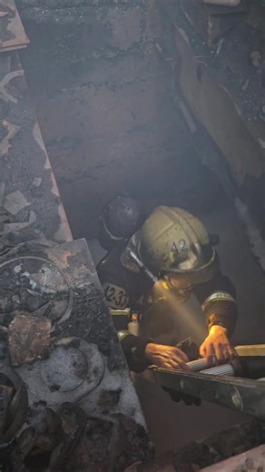 Масляный коллектор🙃 #пожар #мчс #мчсроссии #рекомендации #firefighter