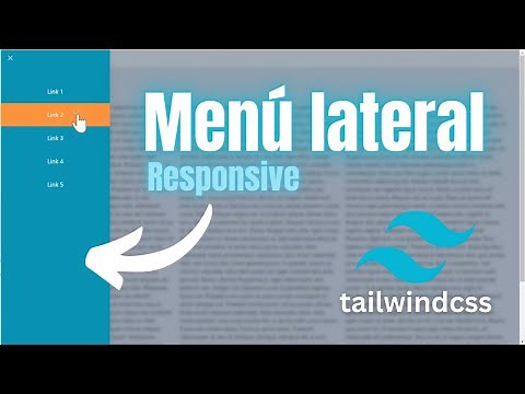 SideBar Responsive con Tailwind | Tutorial Tailwind CSS | Menú Lateral
