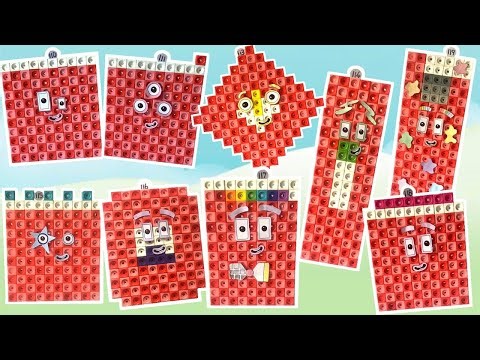 Numberblock Mathlink Cubes 110-119 | Giant Numberblock Toys | Big Numbers For Kids