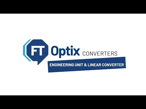 FactoryTalk Optix Advanced dynamic links - Converters: Engineering Unit & Linear converter