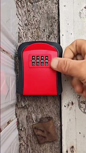 Wall-Mounted Combination Key Lock Box #keybox #keysafe #doorlock