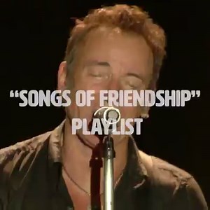 334 reactions · 48 shares | Songs of Friendship is the second of Bruce Springsteen’s new Live Series playlists, featuring 15 concert performances recorded around the world—including tracks recorded with his friends in the E Street Band. This playlist spans Bruce’s incredible career and is now available on all streaming music services for the first time. | Bruce Springsteen | Facebook