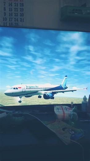 Animation Vs Real Life - 2021 Trigana Air (PK-YSF)