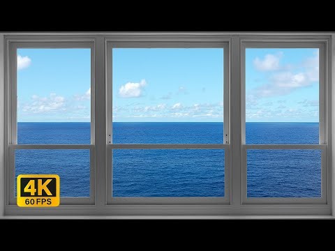 4K Open Ocean view - Relaxing, Calming, Ambience