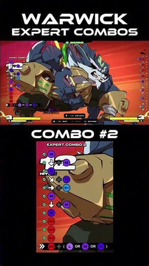 Warwick Expert Combos | 2XKO Guides