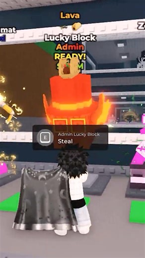 I stole his Lucky Block..😕