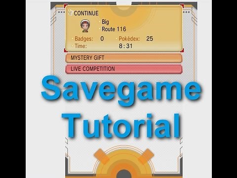 3DS Citra | Tutorial: Creating new Savefile on Pokemon Alpha Sapphire | With Download Links!