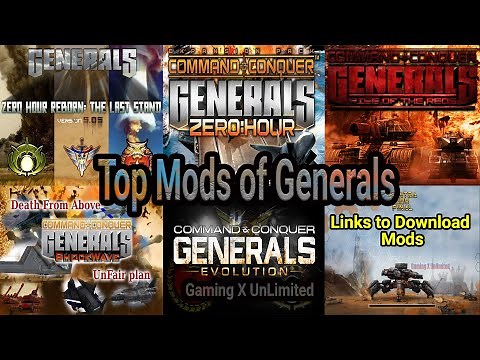 🌍💥Top & Best Mods for Command and Conquer: Generals! with links to Download