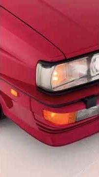 The 1989 Audi Quattro runs a 2.2L turbocharged inline-5 pushing about 217 hp..