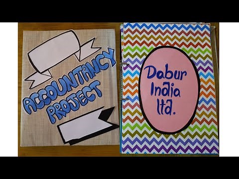 Accountancy Project on Ratio Analysis || Dabur || Class 12 || CBSE||