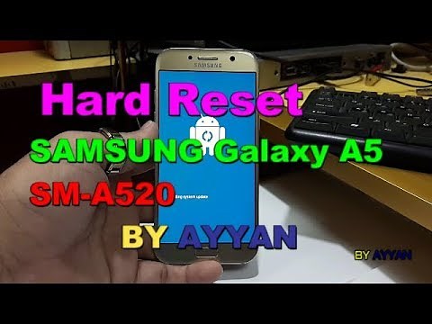Samsung Galaxy A5 (2017) A520F Hard Reset /Recover Mood