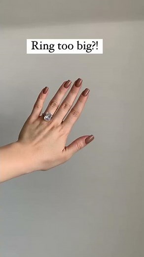 How to make a ring smaller without resizing it #jewelrylover #jewelrystore