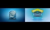 Mix of 2 videos from youtube : Intel Logo History (2002-2015) Remake in Split CoNfUsIoN
