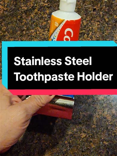 #toothpasteholder I love our new toothpaste holder !! It gets every last bit, sits upright on the counter, easy to use & easy to clean . This is definitely worth it !! #highlyrecommended