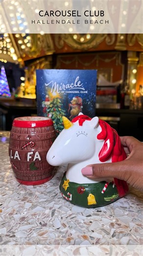 Ara Ayala | Travel & Food | FL | NEW IMMERSIVE HOLIDAY POP UP EXPERIENCE🎄🎅🏻 🎠 Miracle has officially arrived at Carousel Club for the first time and the transformation is... | Instagram