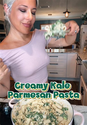 Creamy Kale Parmesan Pasta Recipe — Easy Weeknight Dinner
