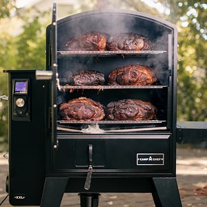 The XXL PRO is here! Get More Smoke and More Capacity on the XXL Pro vertical Pellet smoker. | Camp Chef