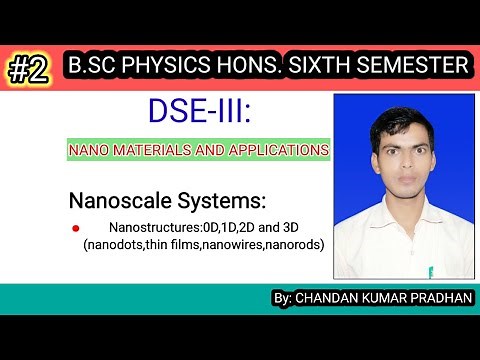 NANO MATERIALS AND APPLICATIONS: Nanostructures