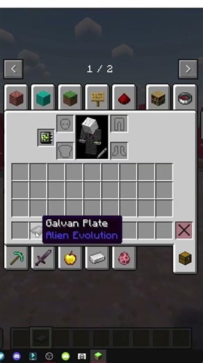 COMMENT FABRIQUER UNE PLAQUE ET UN CIRCUIT GALVANISÉS DANS MINECRAFT ALIEN EVOLUTION