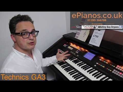 Technics GA3 organ demonstration