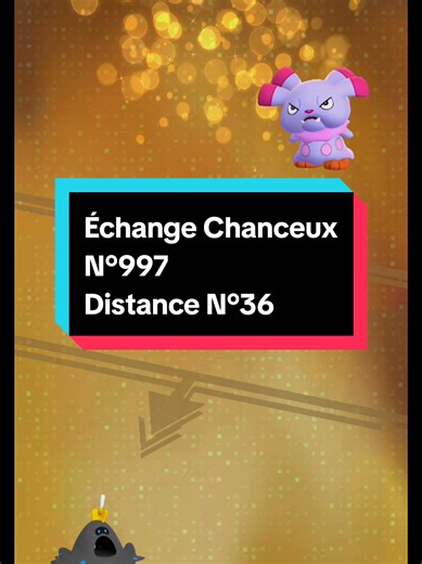 Merci @Skika pour l'échange 😎 36ème échange à distance 🔥 997ème échange shiny chanceux dans Pokémon Go, on continue la collection des shiny chanceux dans Pokémon Go 🐶 #shinydex #pokemongo #shiny #pokedex #shinypokemon