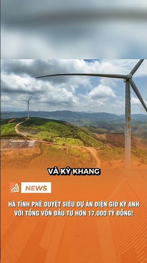 HA TINH APPROVES MASSIVE KY ANH WIND POWER PROJECT WITH OVER 17 TRILLION VND INVESTMENT!