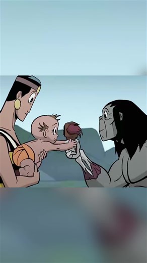 Zombie Spear finally regained his human form#primal #cartoon #fyp #storytime