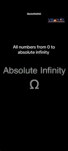 0 to - absolute Infinity #numbers #Science