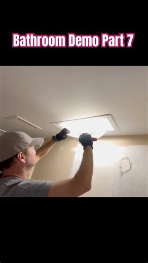 Bathroom Demolition Part 7 #diy #bathroom #renovation #howto #home #makeover