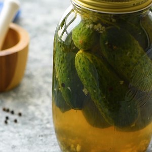 6.8K views · 24 shares | Half Sour Pickles recipe! These easy homemade pickles taste just like New York Crunchy pickles. No canning is needed to make these delicious pickles, just throw them in the refrigerator for a few days! RECIPE: https://brooklynfarmgirl.com/half-sour-pickles-5/ | Brooklyn Farm Girl | Facebook